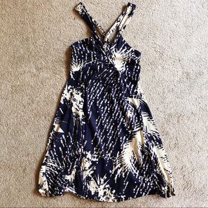 Vintage blue and white dress